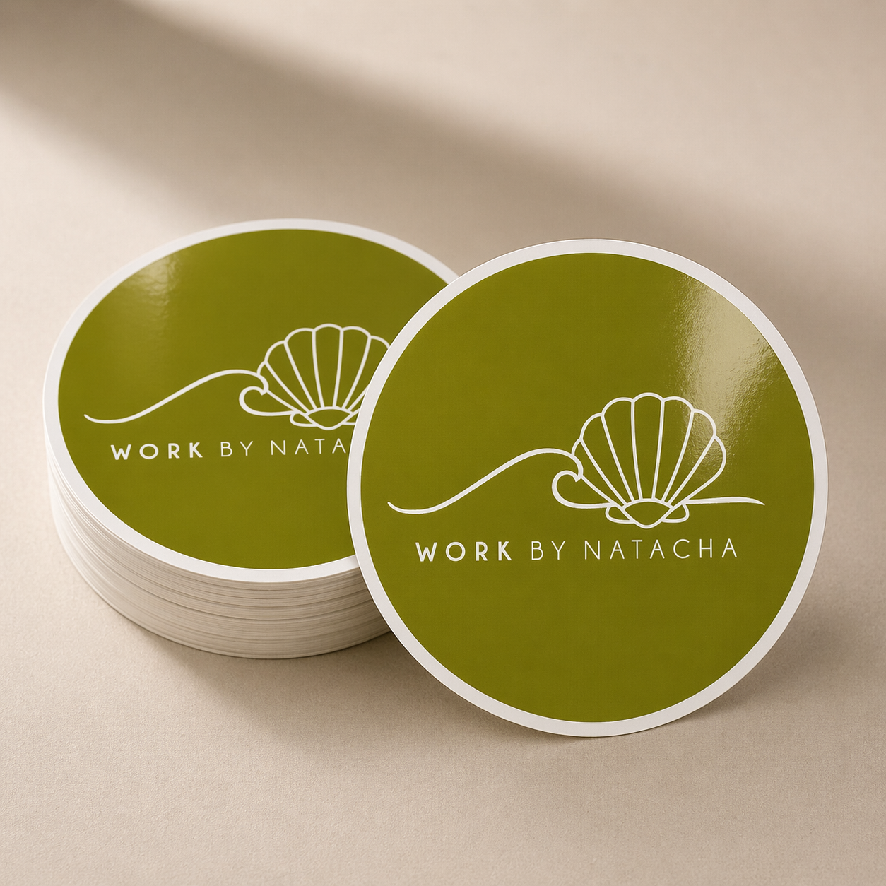 Logo Stickers Glossy Regular